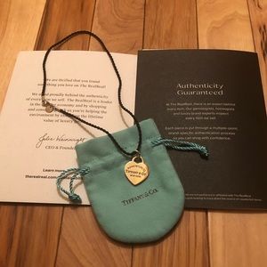 Tiffany and Co. Heart Tag Pendant Necklace